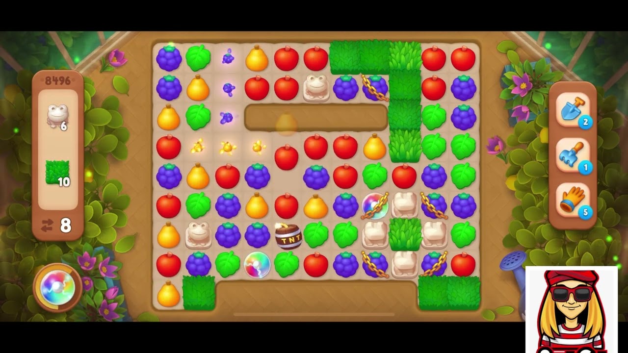 Gardenscapes level 8496