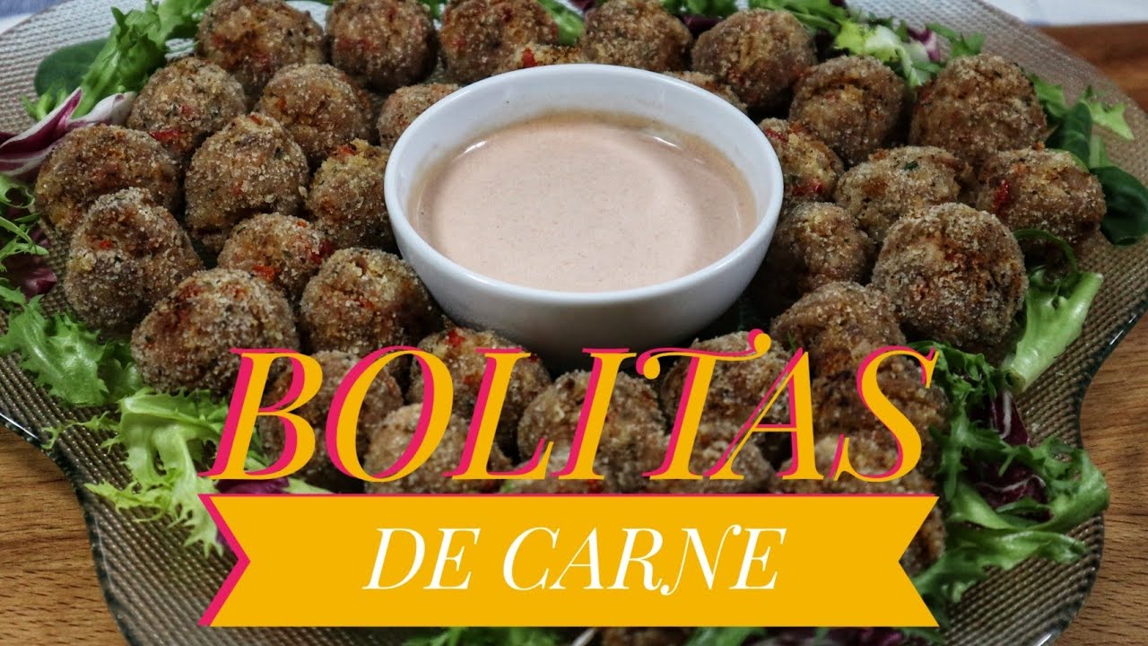BOLITAS DE CARNE  👑 Las REINAS de la Fiesta Con MUCHO SABOR /  Fácil     #recetasvenezolanas