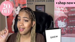 SHEIN COUPON CODES 2022 | ALL ACTIVE SHEIN DISCOUNT CODES | SHEIN 2022