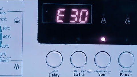 Super Gernal washing machine  error code E 30  problem
