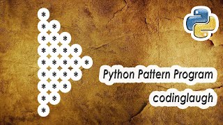 Half Diamond || Star Pattern || Python Pattern Program || Bangla (বাংলা) Wealth
