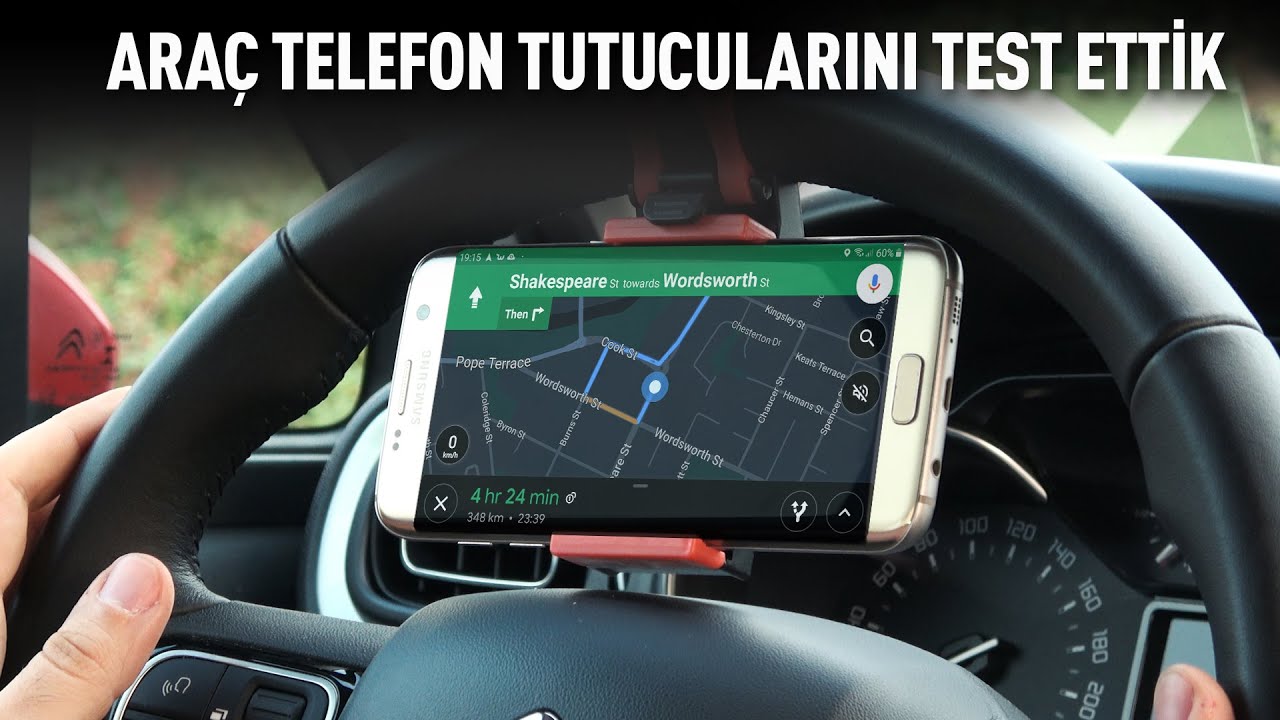 Araç Telefon Tutucuları Testte 