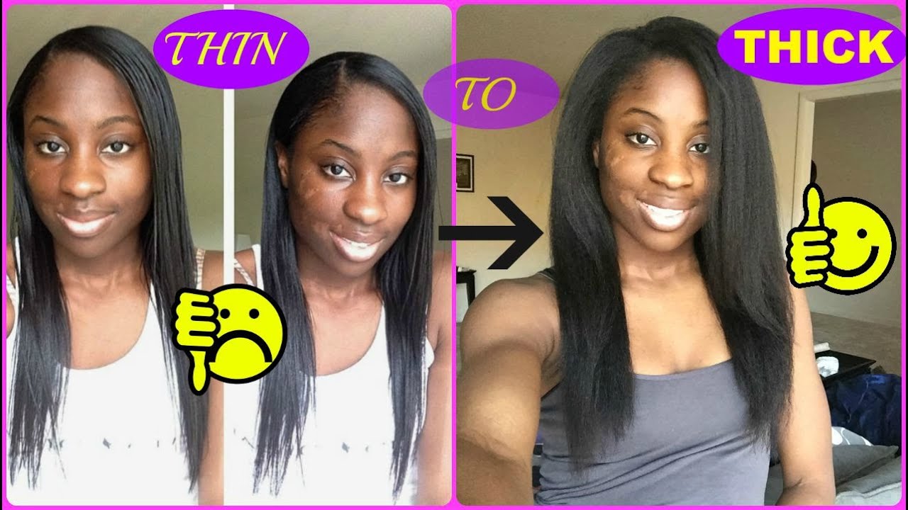How to get thicker hair - YouTube