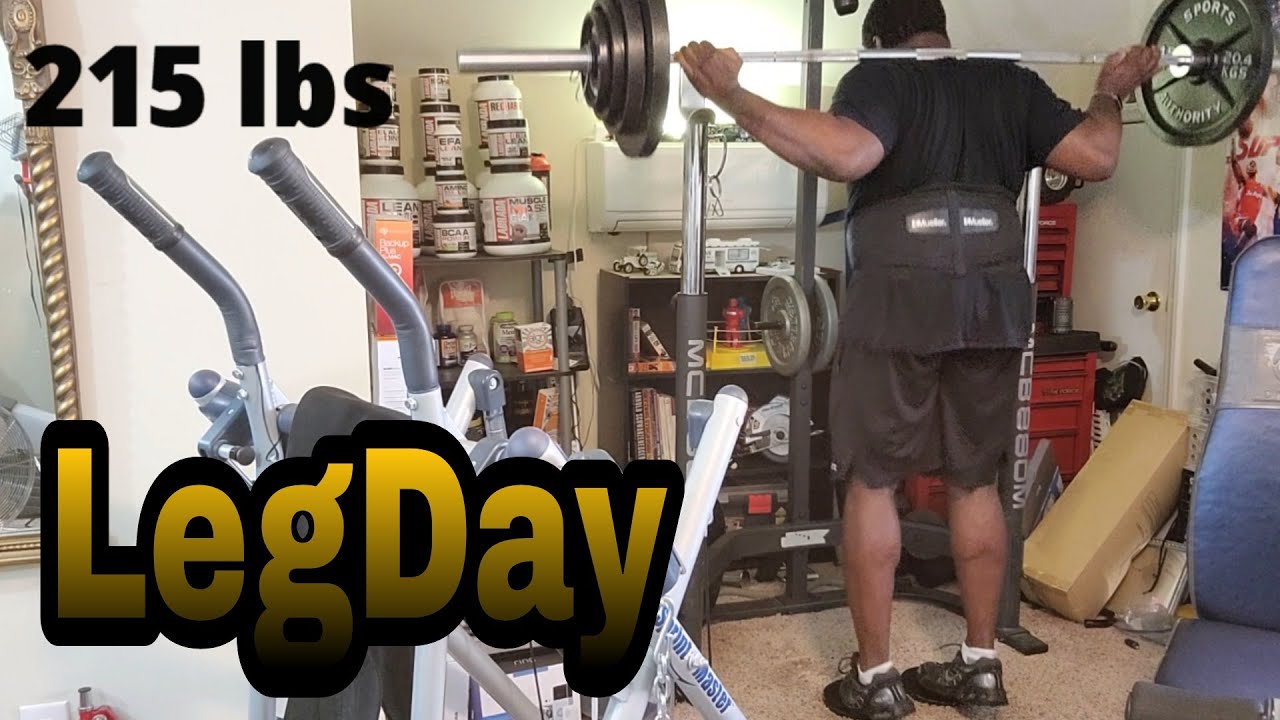 LEG DAY - Trying to Grow some Calves - YouTube