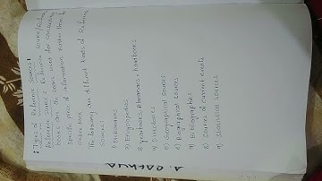 types of reference sources