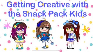 Getting Creative with the Snack Pack Kids movie Gacha Club