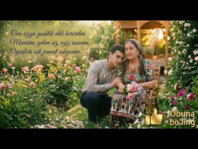 🎵Ona sizga yoshlik olib berardim | Yurakka yetadigan qo‘shiq