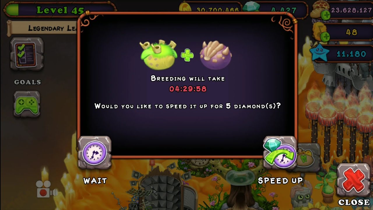 My Singing Monsters - How To Breed Rare Potbelly On Fire Haven 