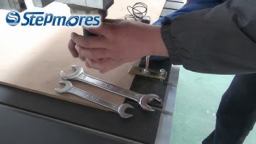 Stepmores cnc machine using demo:install bits