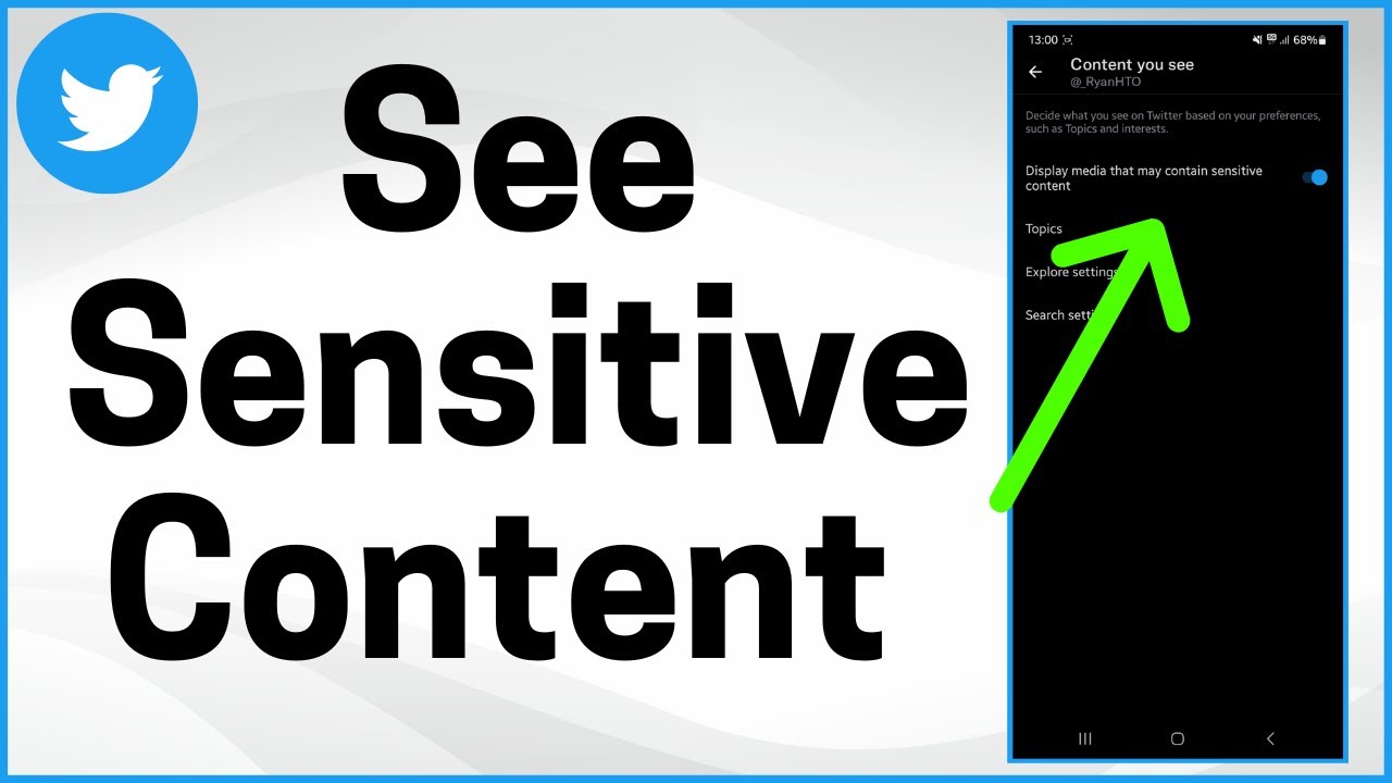 How To See Sensitive Content on Twitter (2023) YouTube