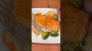 MY NEW FAVORITE SALMON DISH!! #shorts #cooking #recipe