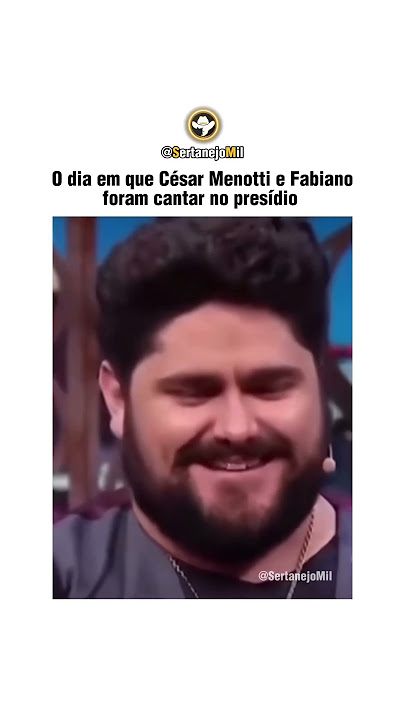 O dia em que César Menotti e Fabiano foram cantar no presídio #shorts