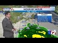 WPRI 12 Weather Forecast 4/25/26: Clouds Build Today; Few Showers Tonight
