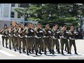 В юбилейном параде приняли участие более тысячи человек, среди них курсанты российских военных вузов