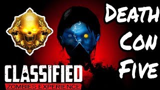 CLASSIFIED: DEATH-CON FIVE GAUNTLET COMPLETE FLAWLESS! (Black ops 4 Zombies)