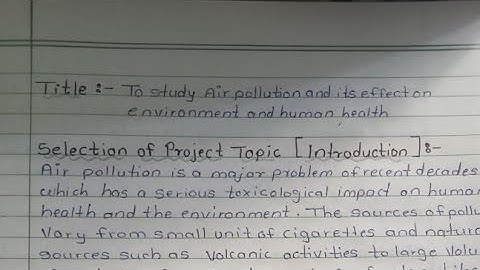 Air Pollution class 12th EVS project | Hsc board | Evs project | #evs #evsproject #hsc #hscboard