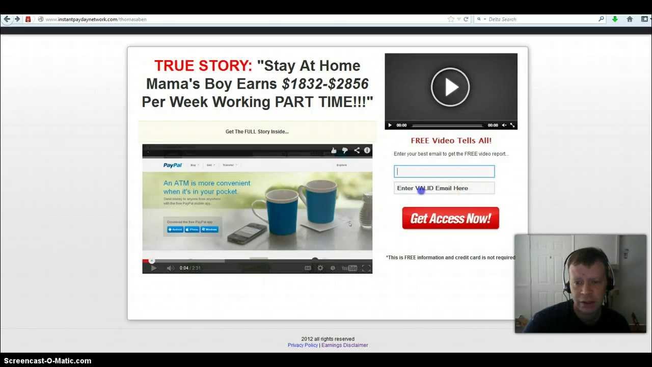 How to Make Money Online with Instant Payday Network