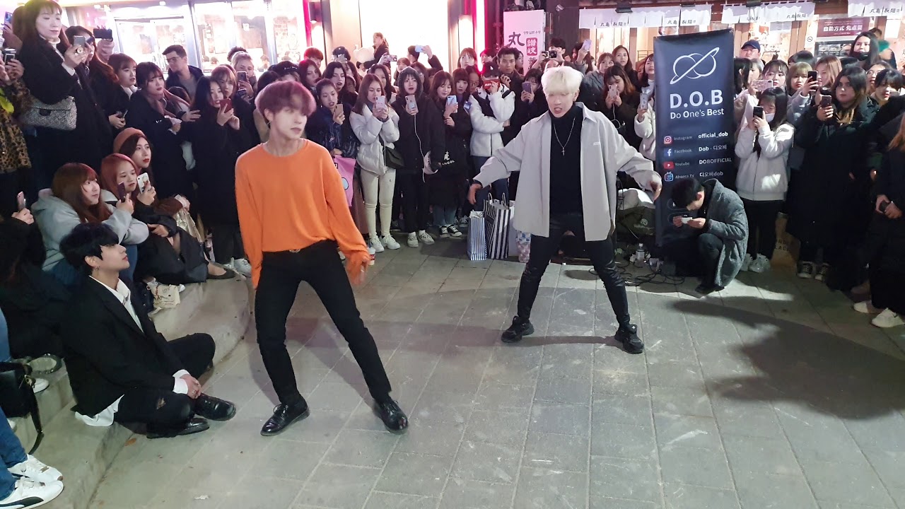 디오비(D.O.B)/ Boy In Luv(상남자) - BTS(방탄소년단)/2차-10/ 20191122 홍대버스킹