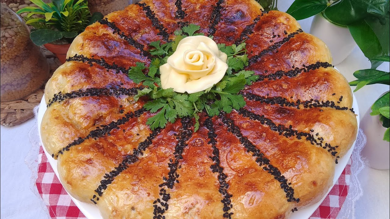 فطيرة مشخشخة بالبنة 😋ومفرمجة والطريقة نتاع تشكيلها جديدة 👌