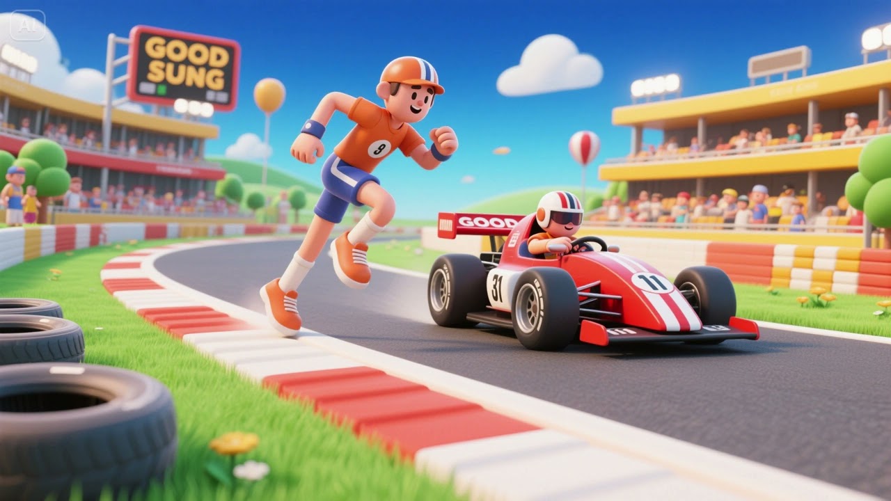 Good Sport Racing Song | Nursery Rhymes & Kids Songs