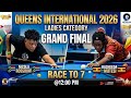 Nicola Rousseau V Mutesi Rasheeda LADIES GRAND FINAL QUEENS ANNUAL DOUBLE LIFE COMP RACE TO 7 