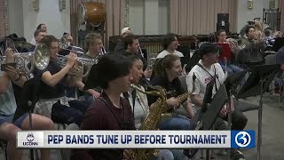 UConn pep bands tune up before NCAA tournaments