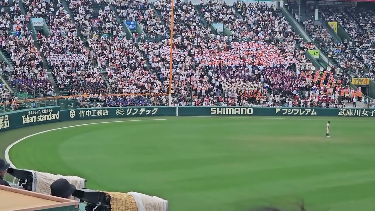 どっちが地元か分かりません。応援でも地元を圧倒　尽誠学園　応援