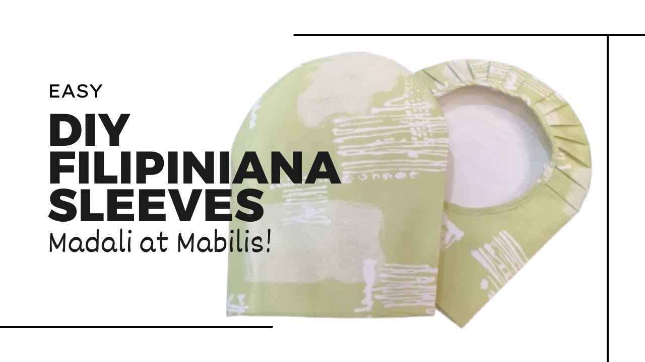 Simple, Madaling Filipiniana Sleeves ✂️ , Tutorial, Mabilis na paraan ng pagpattern at Pagtahi