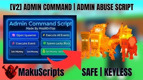 NEW Admin Command Script V2 — Steal A Brainrot — Keyless, Safe & Overpowered!  