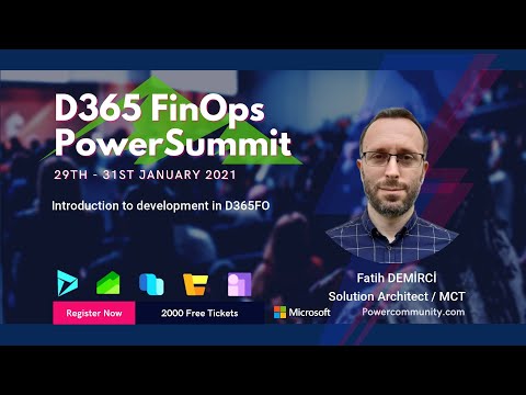 Introduction to development in D365FO - Dynamics 365 Bootcamp Power Community