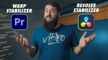 Premiere Pro Warp Stabilizer VS DaVinci Resolve Stabilizer - Here