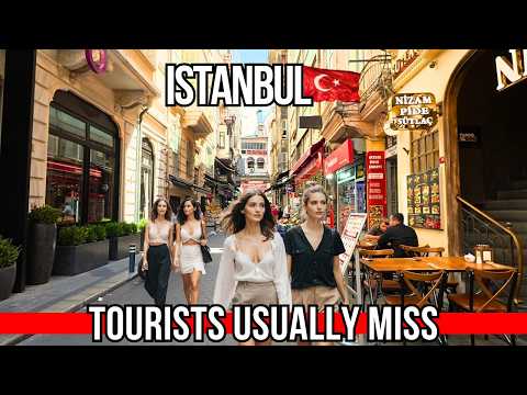 Real Istanbul 4K: Uncover Istiklal & Unseen Spots Walking Tour 2026 | Iconic Shops, Passages, Bars
