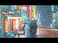 Last Snow of this Winter Season? | Seoul Night Walk 4K HDR