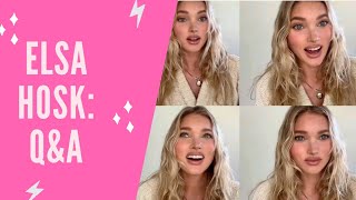 SUPERMODEL Elsa Hosk Q&A - Diet, modeling, love! She tells ALL!