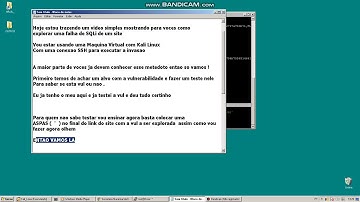 Demonstração de uma simples invasao de um site com SQLMAP