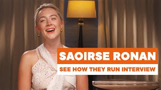 Saoirse Ronan on her first comedy 'See How They Run' and why she insisted on using her Irish accent