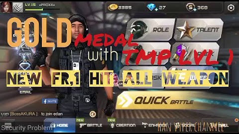 CRISIS ACTION May 6, 2017  1.ANTI-DETECT 2.FIX FAST RELOAD 3.1HIT ALL WEAPON GOLD MEDAL RANK MATCH