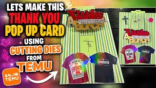 Pop-Up Thank You Card Tutorial using Temu Products