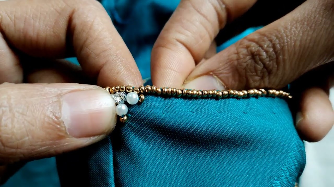 Simple beads work at home with normal needle