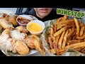 ASMR WINGSTOP CAR MUKBANG CHICKEN WINGS VOODOO FRIES Ranch REAL EATING SOUNDS 먹방 Twilight