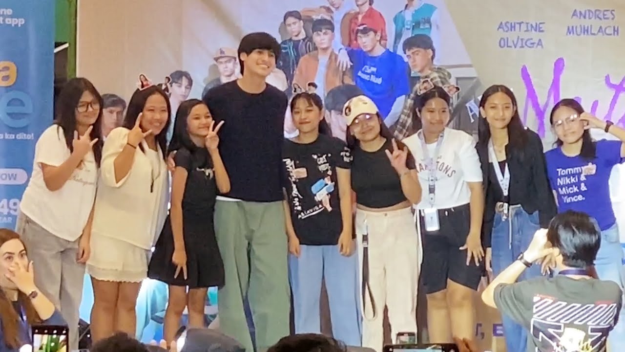 ANDRES MUHLACH NAPAKILIG AT NAKILARO SA FANS MALL SHOW NG - ANG MUTYA NG SECTION E| ASHDRES| AMNSE