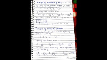 principle of cancellation of dots, principle of change of operator, lagranges