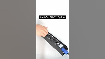1 In 4 Out DMX512 Splitter/Full Optical Isolation