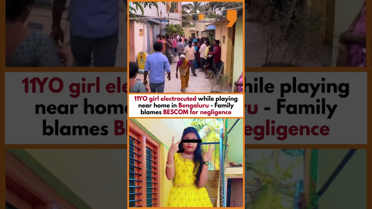 11-Year-Old Girl Dies of Electric Shock in Bengaluru Outskirts; Locals Blame BESCOM | News9