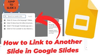 How to Link to Another Slide in Google Slides