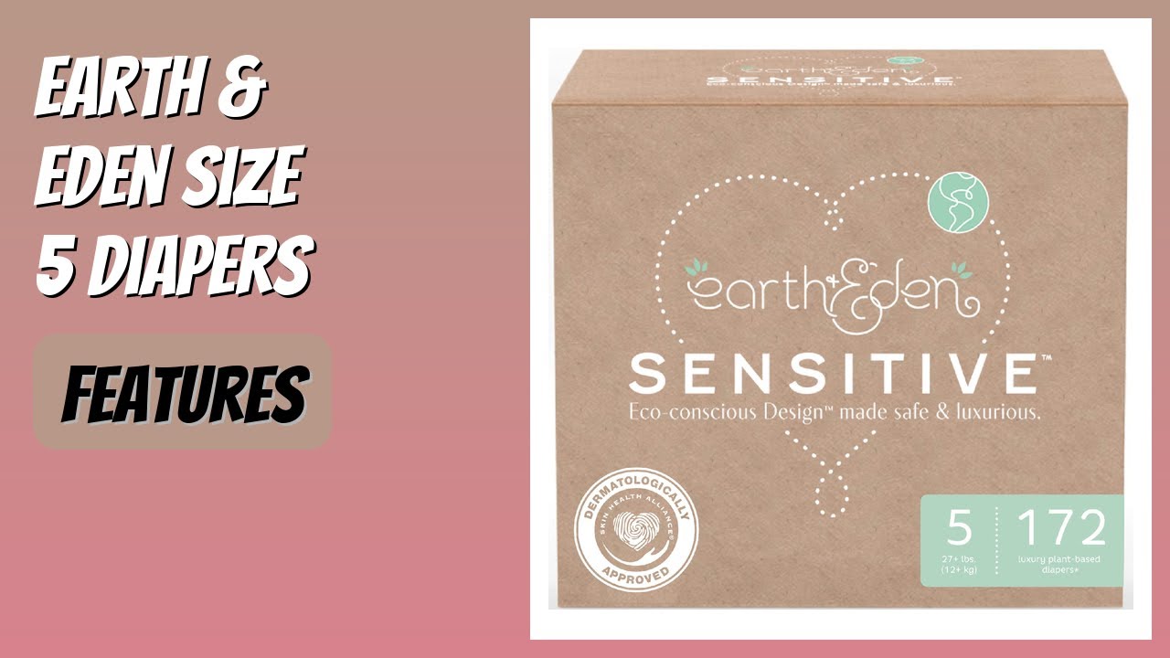 REVIEW (2025): Earth & Eden Size 5 Diapers. Features