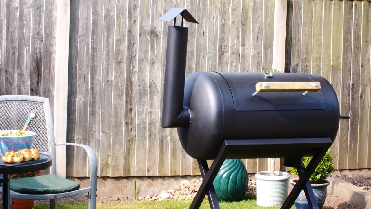 La gran construcción de la barbacoa Norton - Cómo construir una barbacoa de  un viejo tanque - YouTube
