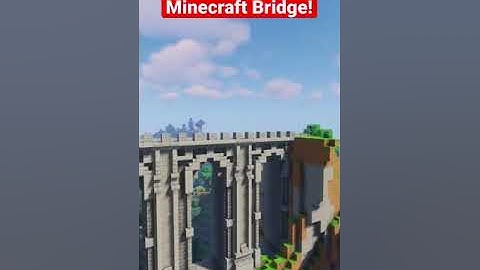 Minecraft Medieval Bridge Build!