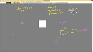Math 12 Resoudre Des Equation Logarithme Simple 2019 01 06 18 30 09