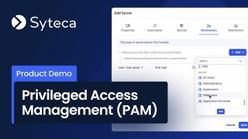 Syteca PAM Demo | Privileged Access Management Made Simple